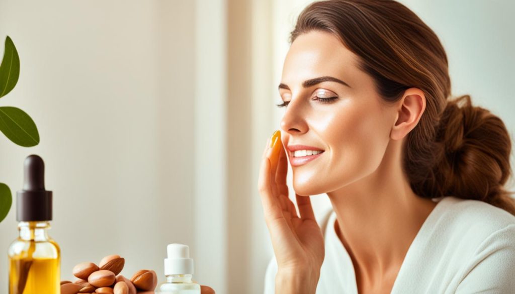 how much argan oil to use on face