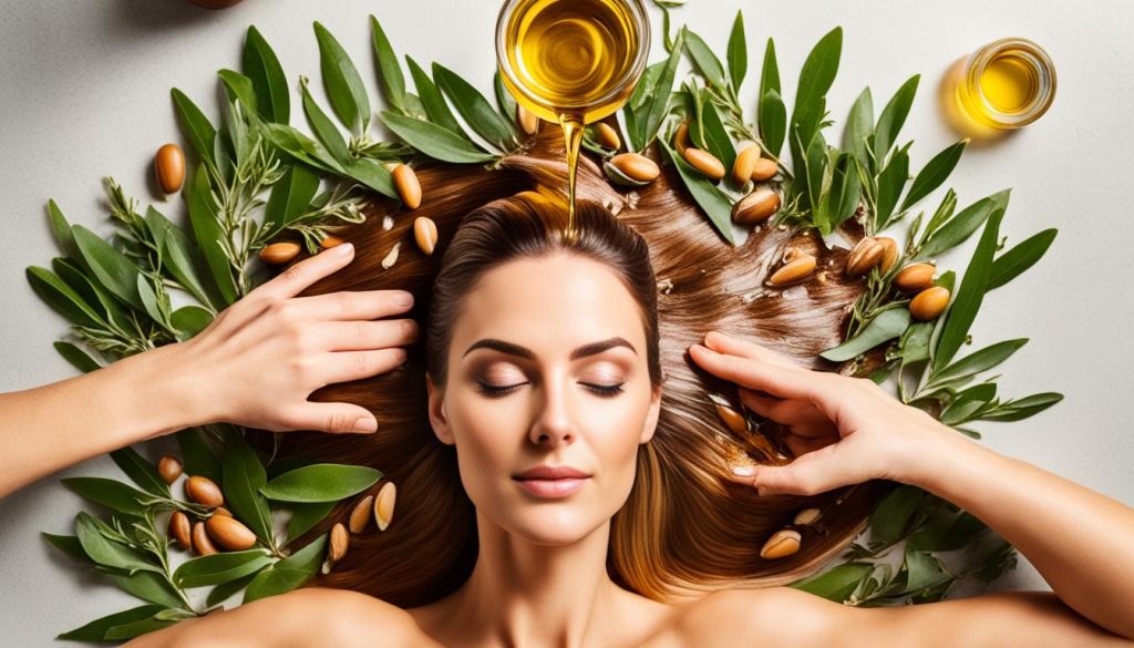 using argan oil to promote hair growth